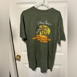 Post Malone Bass Pro Shops tour Green Graphic T-Shirt